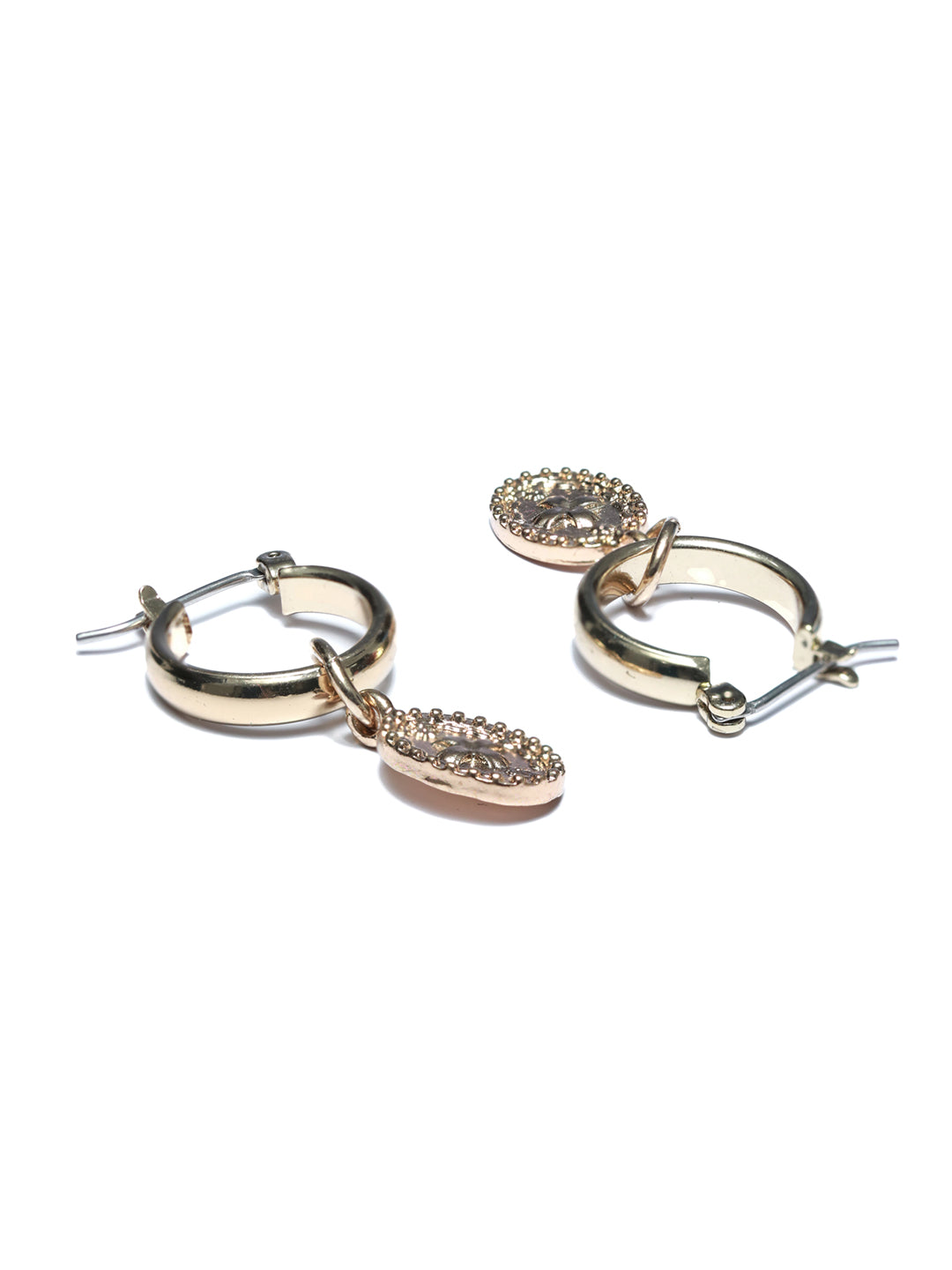 Rose Gold Mini Hoop Earrings Set