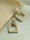Prita Elegant Pearl Studded Geometric Drop Earrings