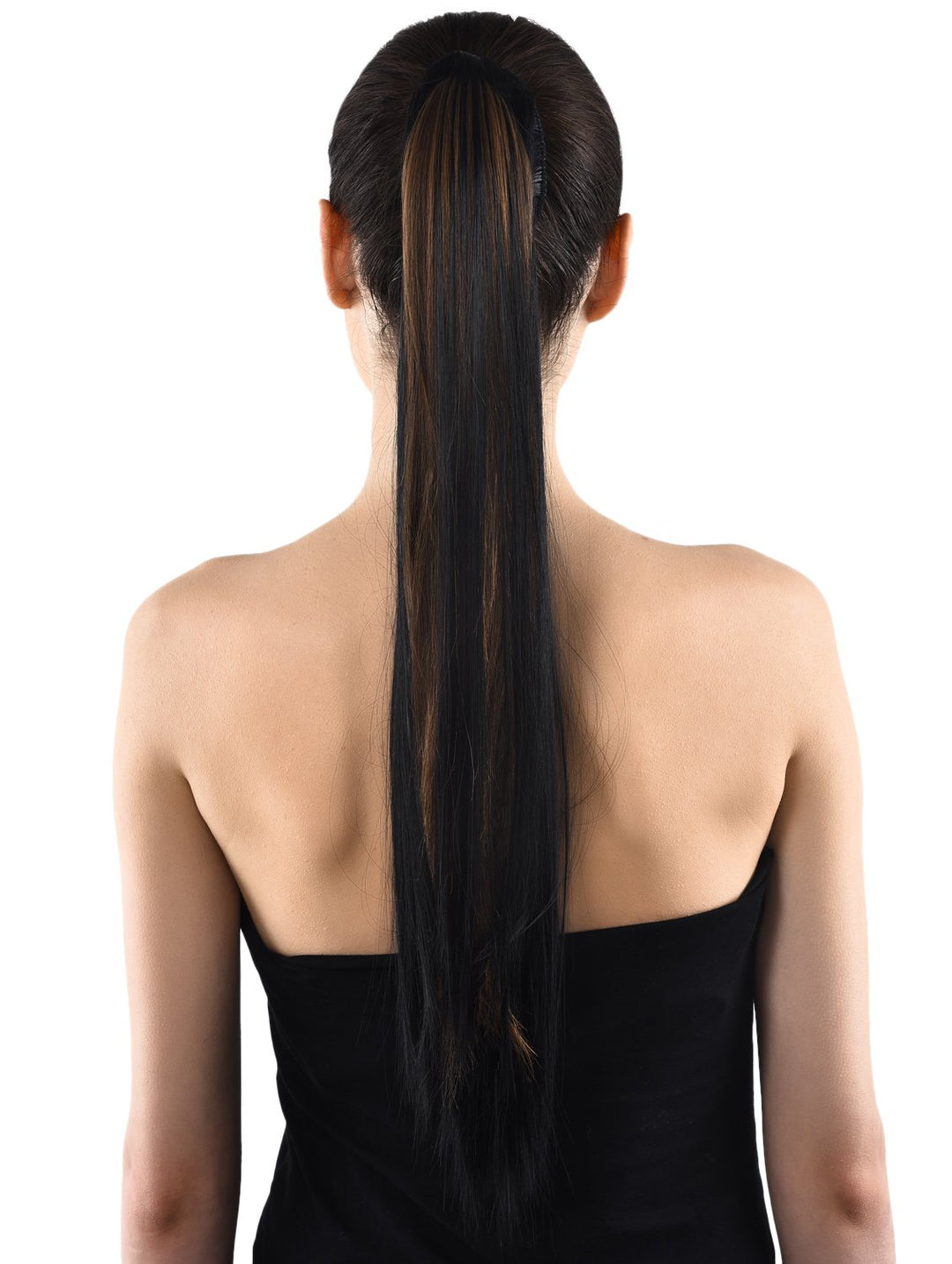 Black Synthetic Hair Extension For Women'S/Girl'S