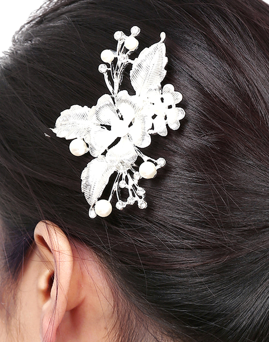 Buy Indian Hair Accessories Flower Hair Clips Gold Hair Online in India -  Etsy