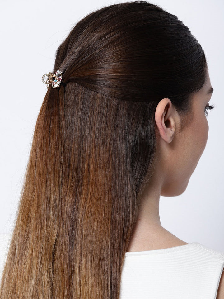 Stone Embellished Hair Clutcher For Girls & Women