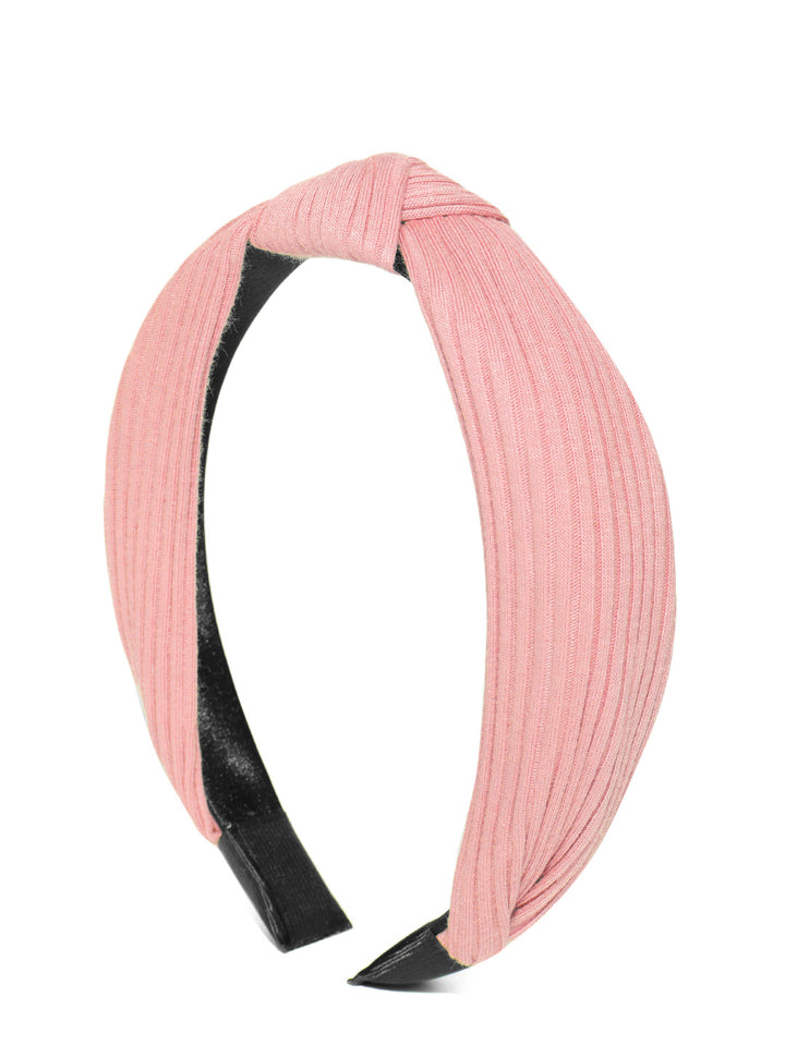 Cross Knot Design Salmon Pink Colour Hairband