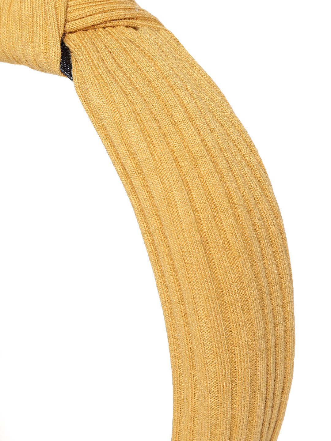 Cross Knot Design Yellow Colour Hairband