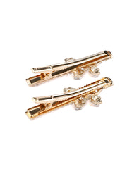 Pearl Studded Butterfly Hair Pin Set