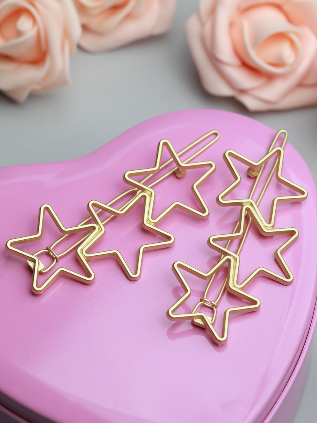 Gold Star Hair Pin Set