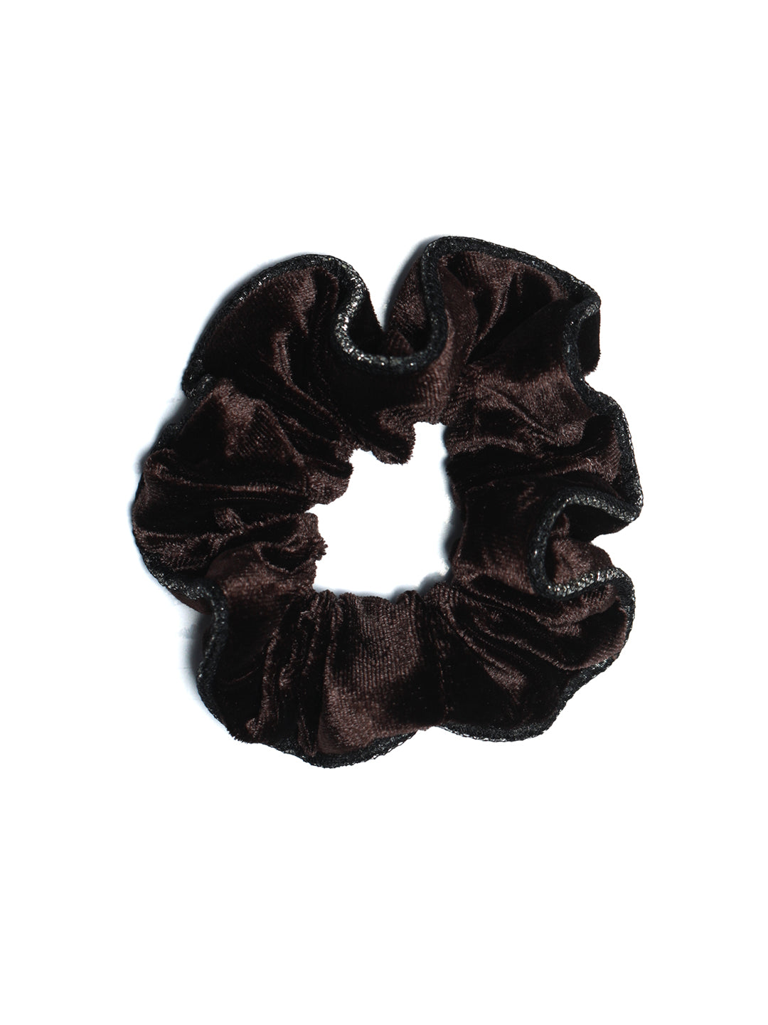 Brown Embellished Scrunchie