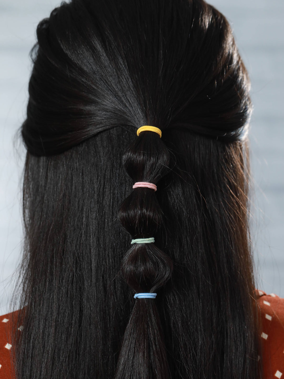Multi Coloured Hair Ties Pack of 100