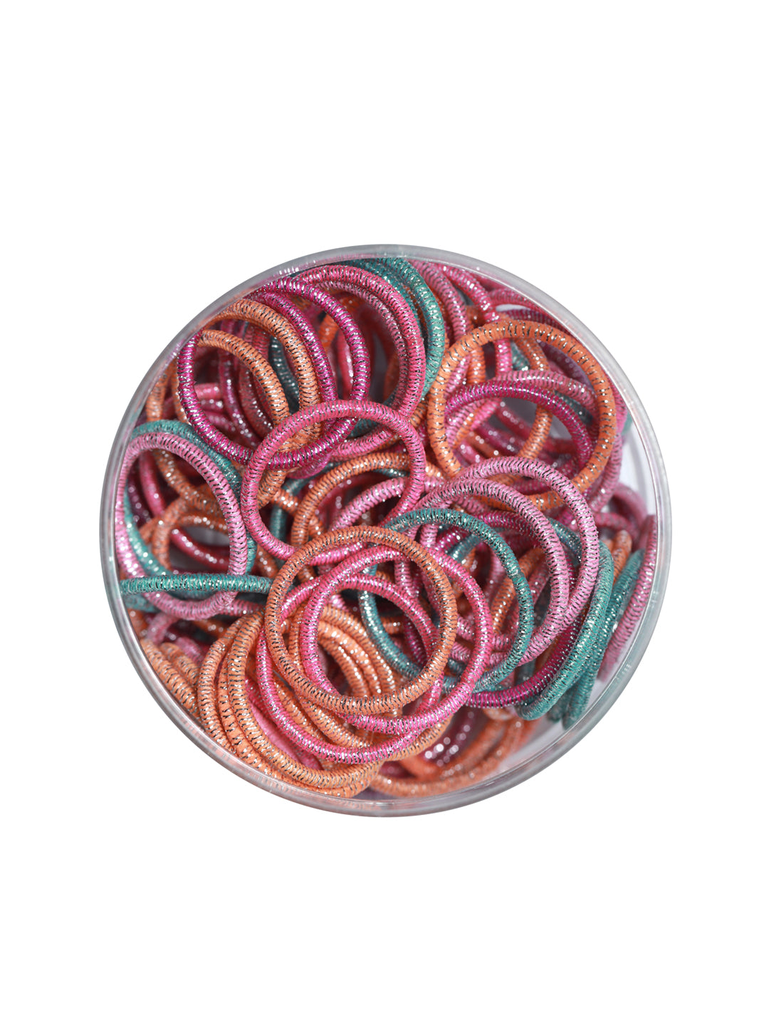 Multi Coloured Hair Ties Pack of 100