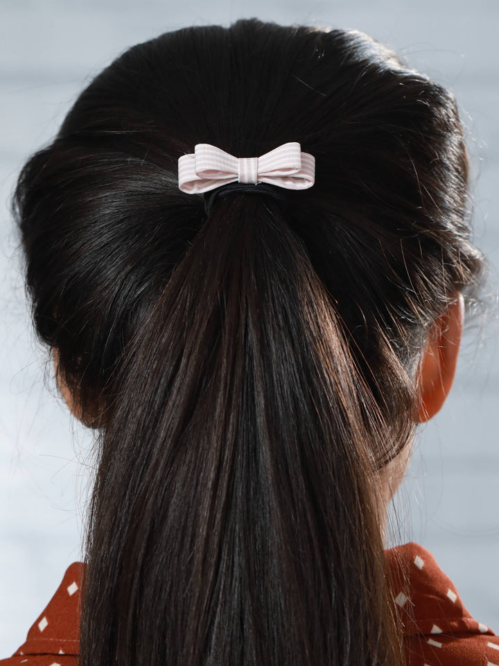 Multi Coloured Bow Hair Ties Pack of 6