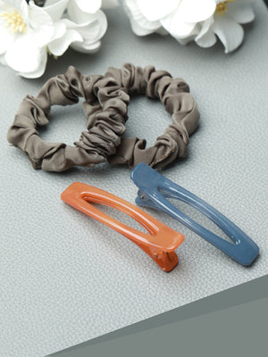 Set of 2 Claw Clip & Hair Ties
