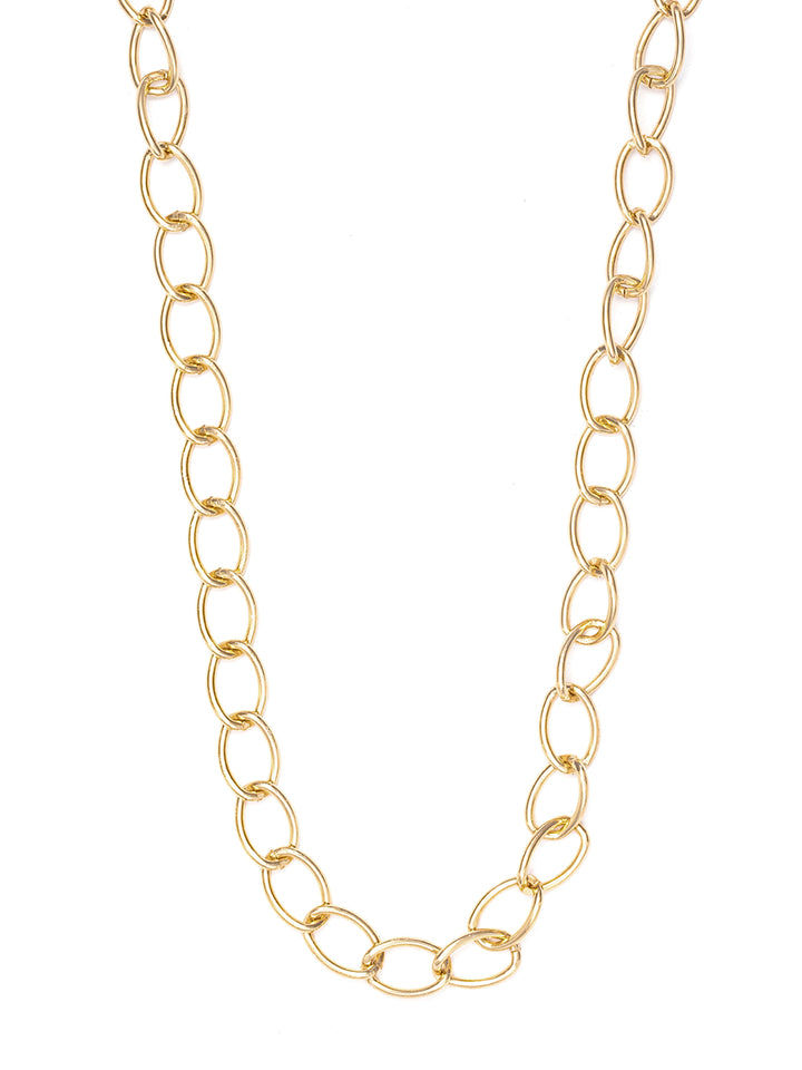 Gold Plated Linked Necklace