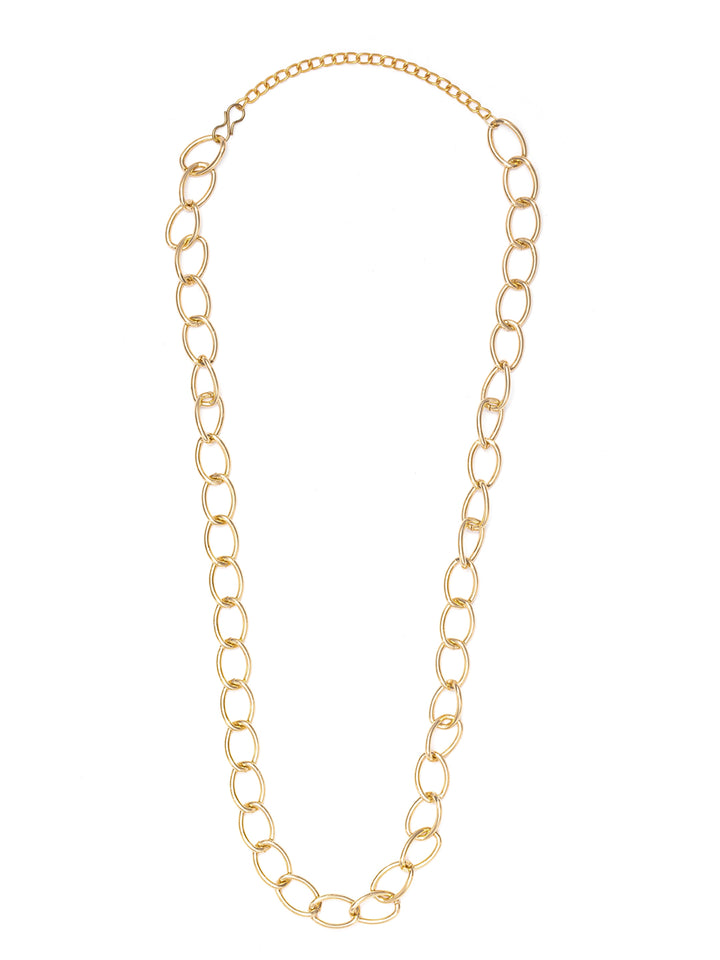 Gold Plated Linked Necklace