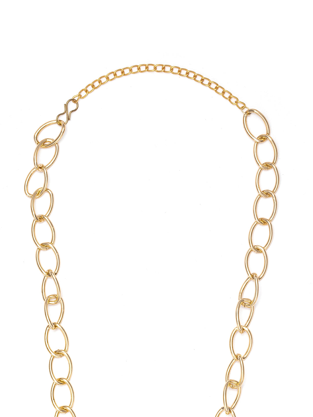 Gold Plated Linked Necklace