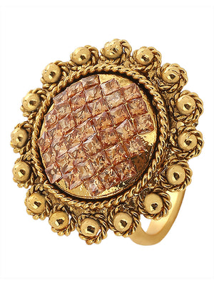 Kundan Polki Ring