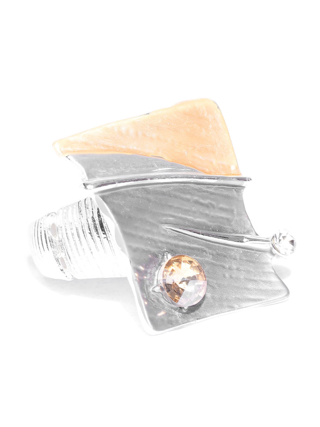 Silver-Plated Stretchable Ring