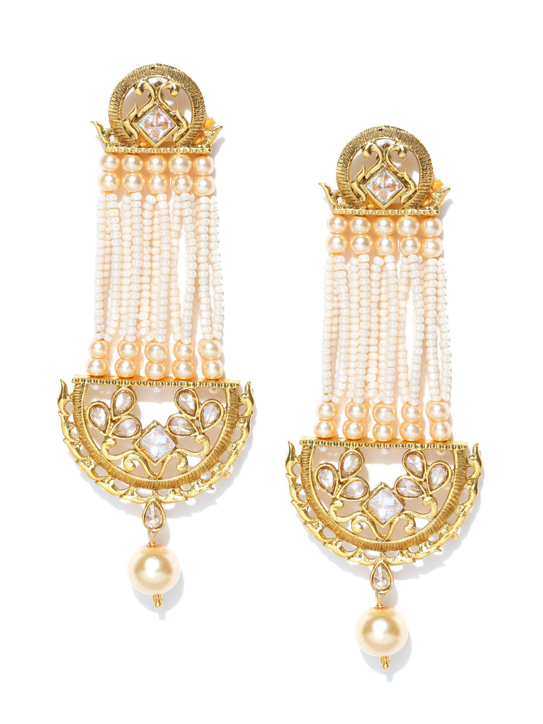 Fancy Party Wear And For Wedding Long Earrings Collection  The Ethnic World