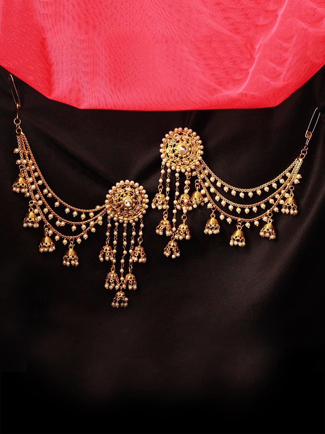 Buy Sukkhi Bahubali Inspired Earrings With Beads Chain Jhumki Earring For  Women- Jointlook.com/shop