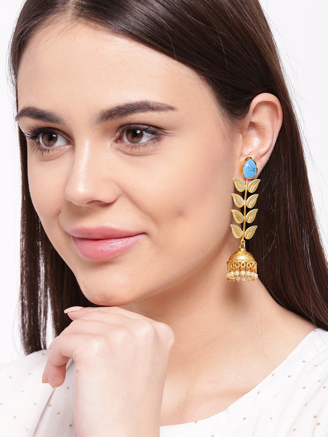 Party Wear Turquoise Earrings For Girls and Women