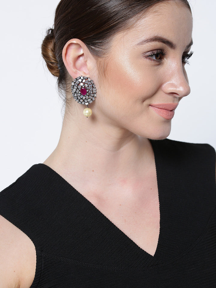 Elegant Crystal Drop Earrings
