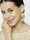 Hand Crafted Gold plated Yellow Jhumka earring For Women And Girls