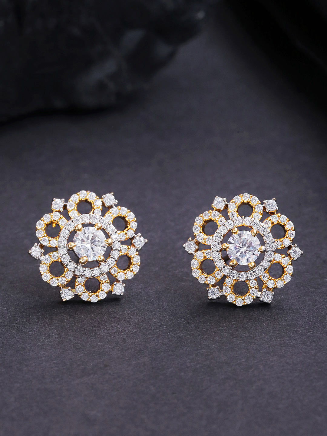 92.5 Silver Zircon Earring 163695