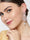 Drop Desire-Rose Gold-Plated American Diamond Studded Earrings
