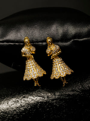 Gold Plated Party Wear Jhumkas