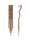 Block Tasselled Studded Rose Gold-Plated Drop Earrings