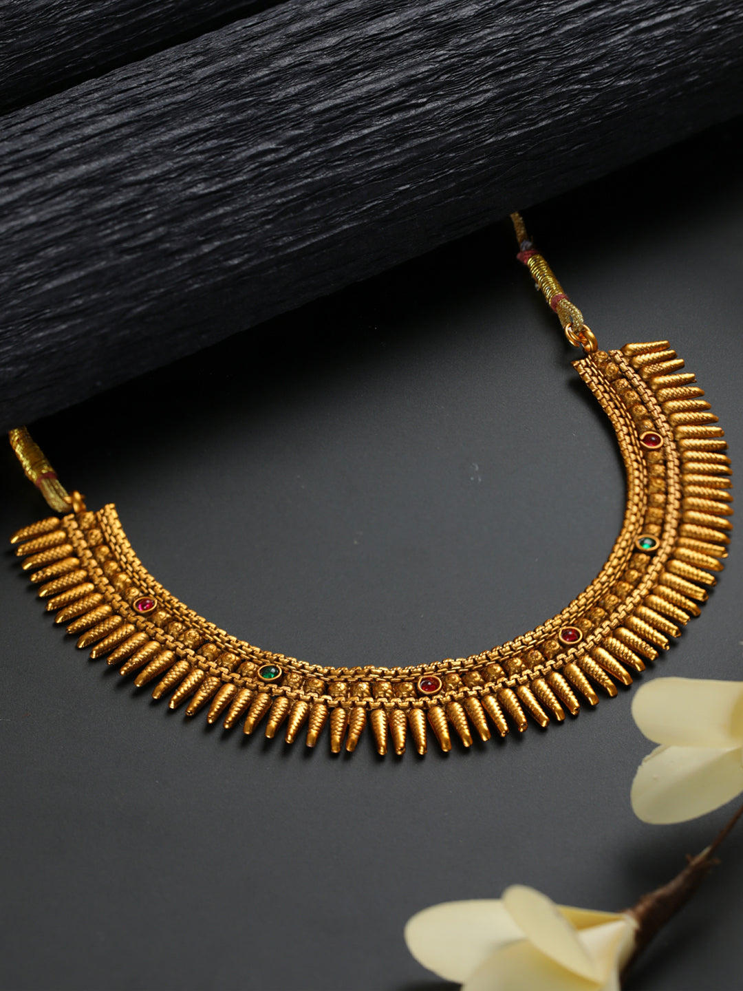 Priyaasi Traditional Studded Gold-Plated Jewellery Set