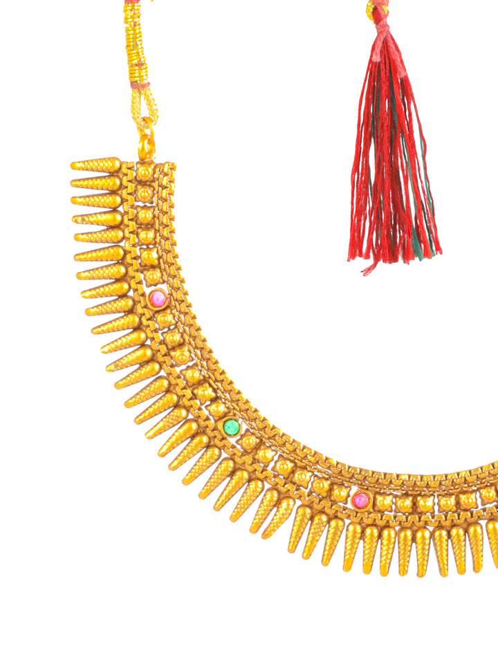 Priyaasi Traditional Studded Gold-Plated Jewellery Set