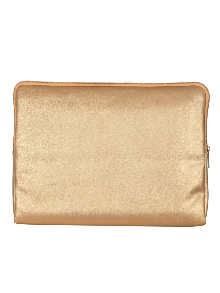 Metallic Gold Solid Laptop Sleeve