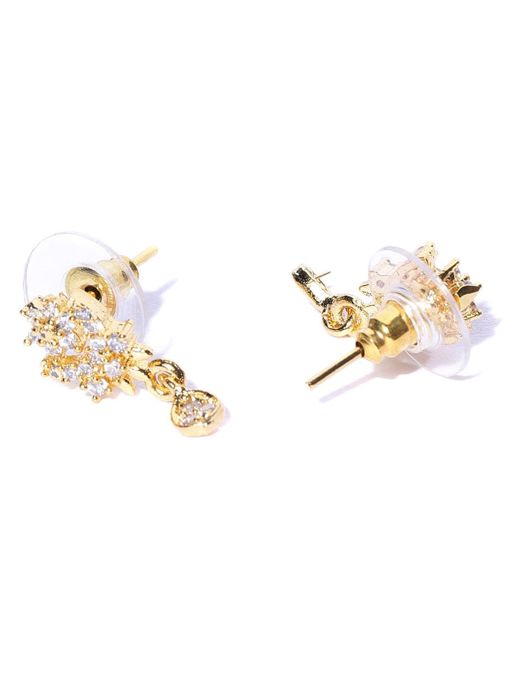 American Diamond Mangalsutra Set With Earrings