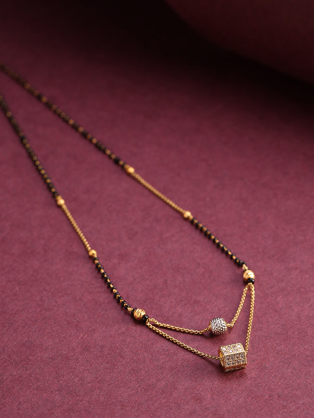 Mangalsutra with earrings on sale online