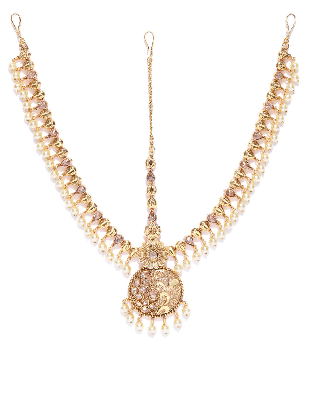 Traditional Gold Plated Party Wear Maathapatti For Women And Girls