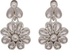 American Diamond Silver Plated Jewellery Set