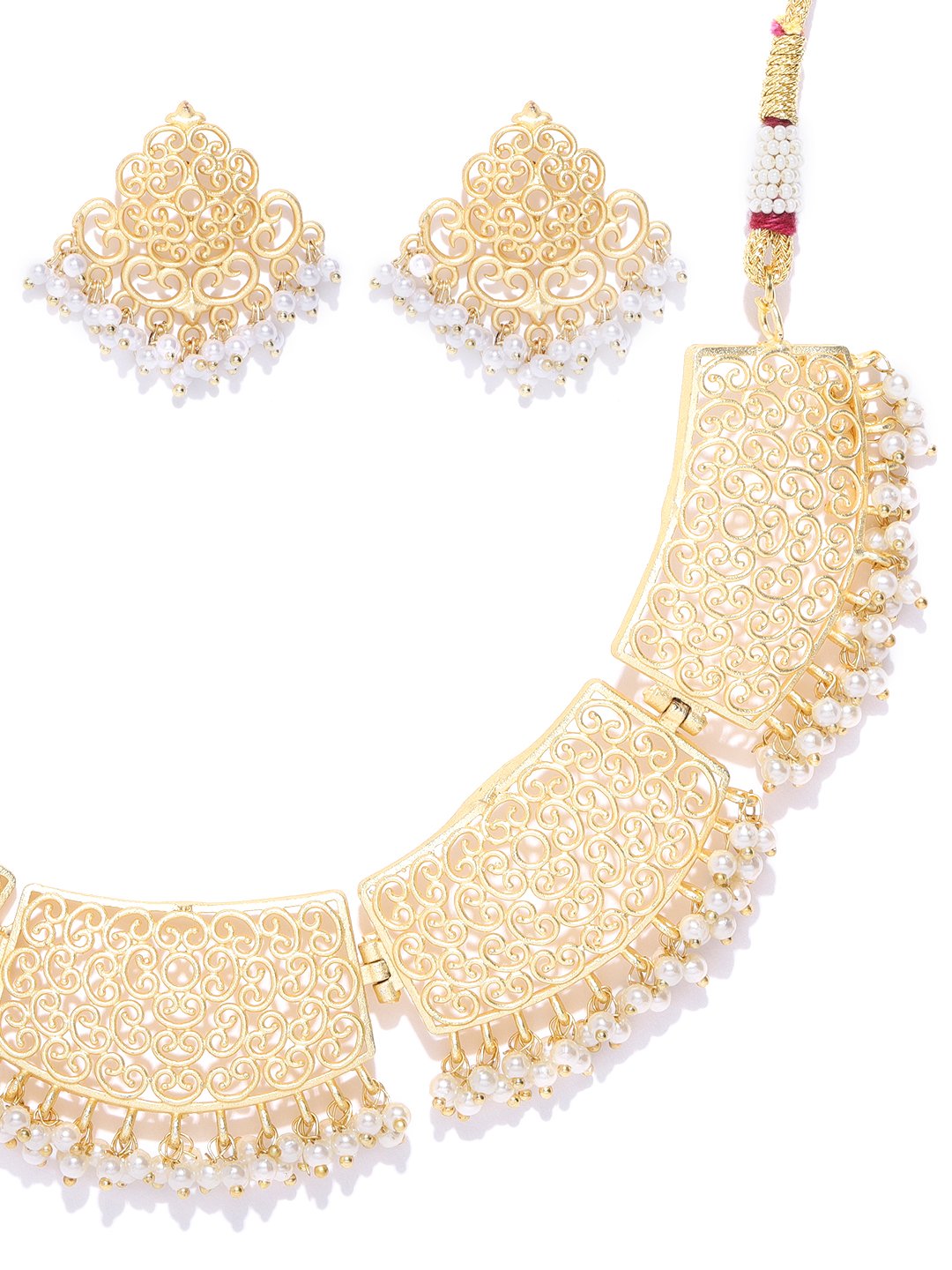 Beads Gold Plated Jewellery Set