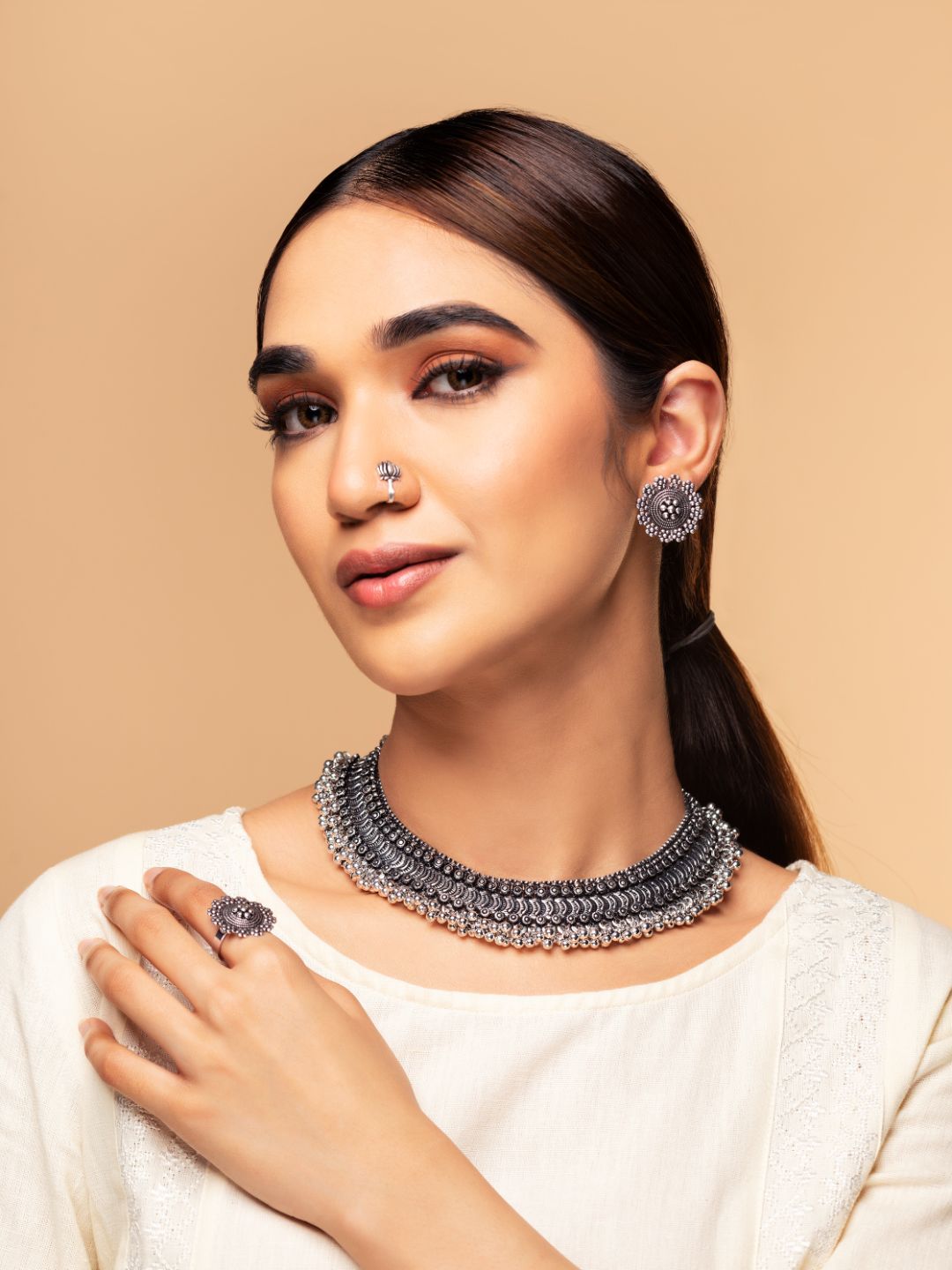 Buy Oxidised Earrings | Oxidised Jewellery Earrings – Nithilah