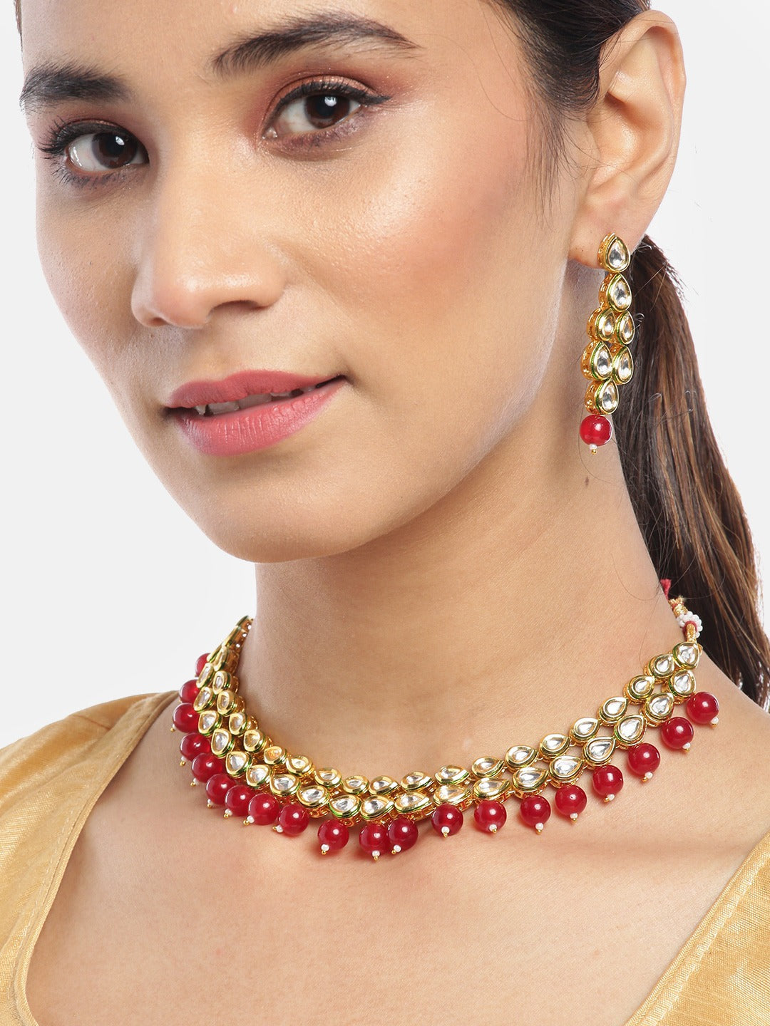 Indian Bridal Jewelry Sets: Buy Bridal Indian Jewelry Online | Utsav Fashion