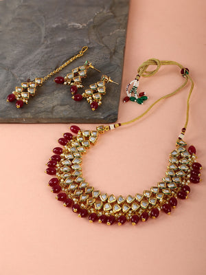 Kundan Gold Plated Jewellery Set