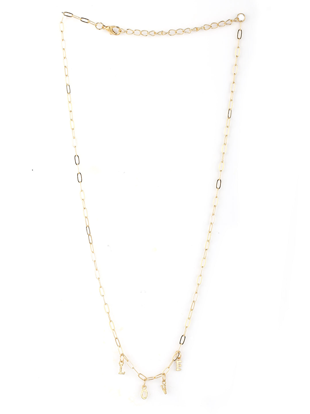 Gold Plated Short Necklace