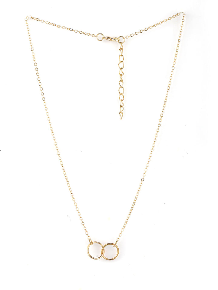 Combo of 2 Gold Plated Layered Necklace