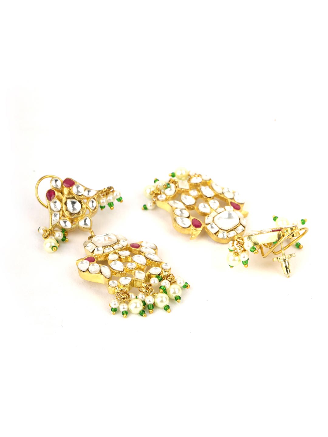 Raabta - Multicolor Kundan Stones Beads Gold Plated Choker Set