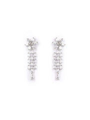 American Diamond Silver Plated Jewellery Set