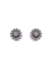 Silver Plated Choker Set with Ring and NosePin