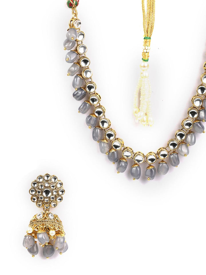 Kundan Gold Plated Jewellery Set with MaangTikka