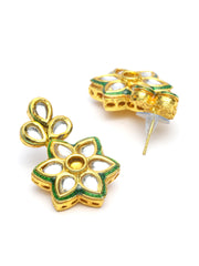 Kundan Gold Plated Floral Choker Set