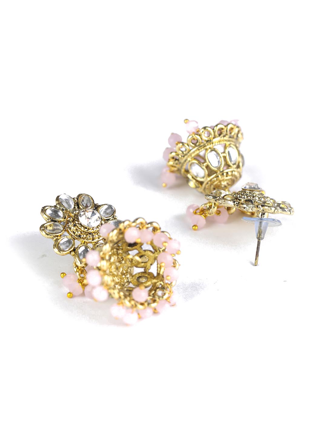 Pink Kundan Gold Plated Raani Haar Jewellery Set