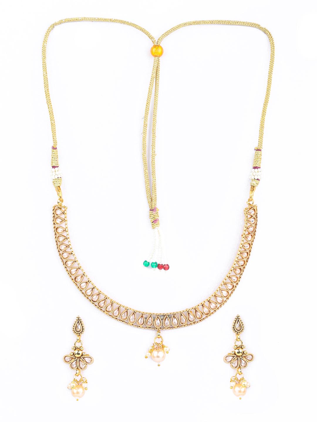 Preet - Kundan Gold Plated Jewellery Set