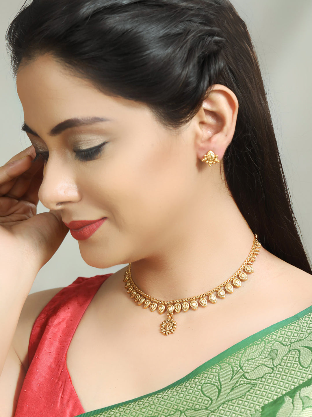 Gold Plated Jewellery Set