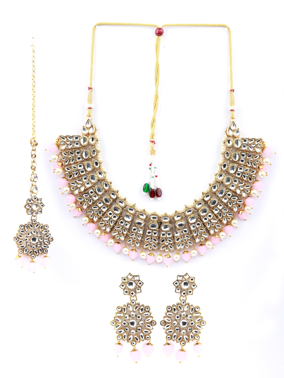 Traditional Kundan Gold Plated Jewellery Set